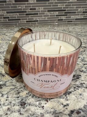 Bath & Body Works: 14.5 Oz 3-Wick Candle: Champagne Toast